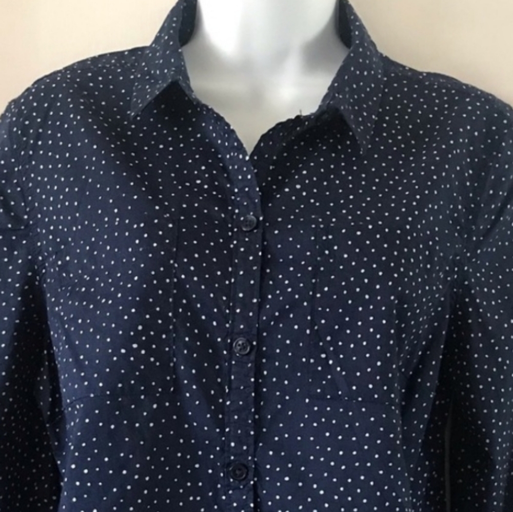 Liz Claiborne Polka Dot Shirt